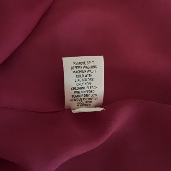 Apt. 9 Fuchsia Ruffle Halter Dress - Size 10 - Picture 8 of 8